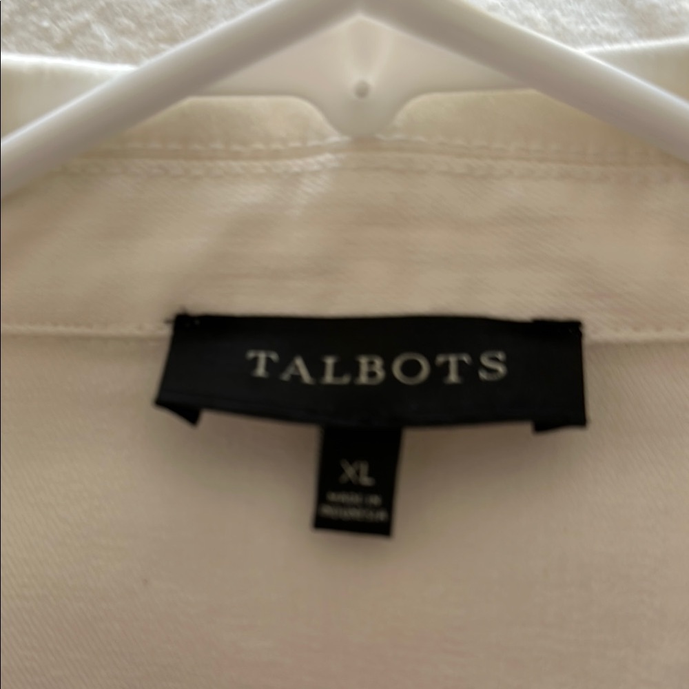 Talbots White Jean Jacket - Picture 3 of 5
